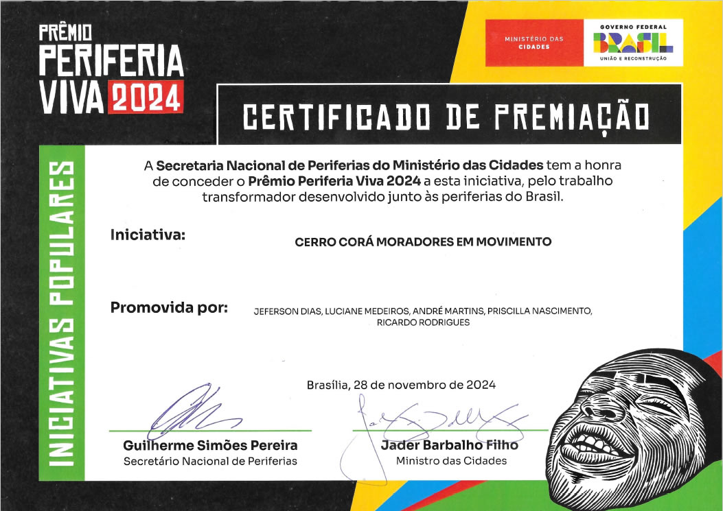 Pr&ecirc;mio Periferia Viva 2024